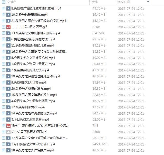 图片[2]-（853期）今日头条规则细说：从新入门注册到过新手期到收益月入过万（21节视频课）-副业宝典