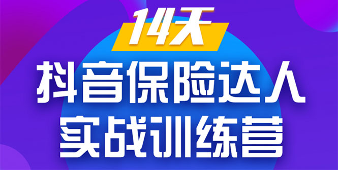（1357期）《14天抖音保险达人实战训练营》从0开始-搭建账号-拍摄剪辑-获客到打造爆款-副业宝典
