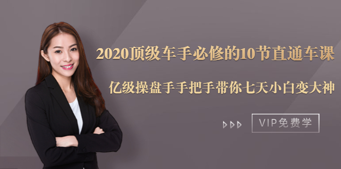 （1482期）2020顶级车手必修的10节直通车课：亿级操盘手手把手带你七天小白变大神-副业宝典