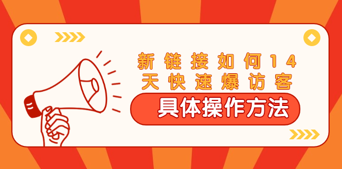 （1669期）进阶战术课：新链接如何14天快速爆访客：具体操作方法（视频教程）-副业宝典