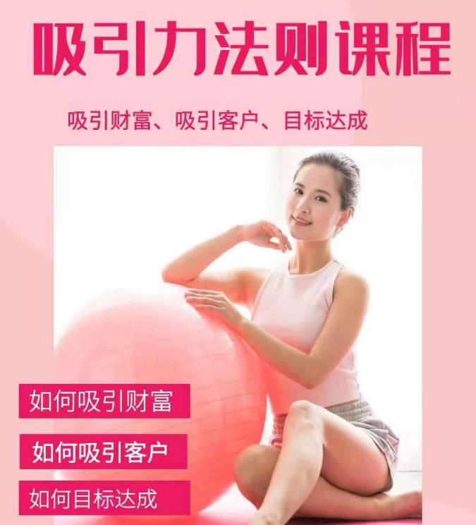 （1775期）吸引财富课程+吸引力法则课程49节:完美实现你的梦想及愿望，让人身富足-副业宝典