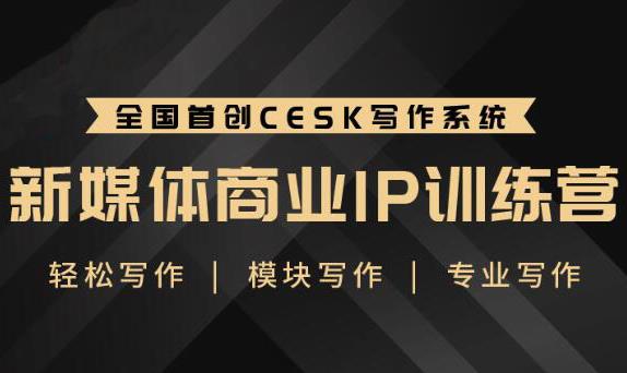 （1843期）新媒体商业IP训练营：轻松写作模块 零基础写作小白 系统学习写作-副业宝典