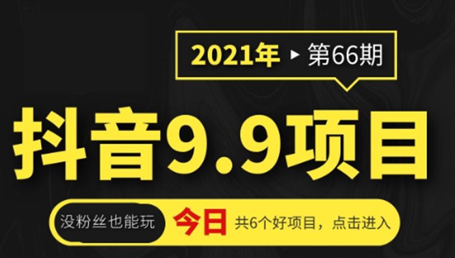 （1855期）抖音9.9课程项目，没粉丝也能卖课，一天300+粉易变现-副业宝典