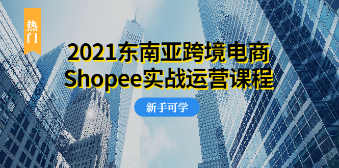 （1951期）2021东南亚跨境电商Shopee实战运营课程，0基础、0经验、0投资的副业项目-副业宝典