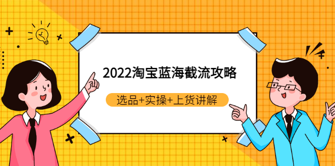 （2924期）2022淘宝蓝海截流攻略：选品+实操+上货讲解（价值599元）-副业宝典
