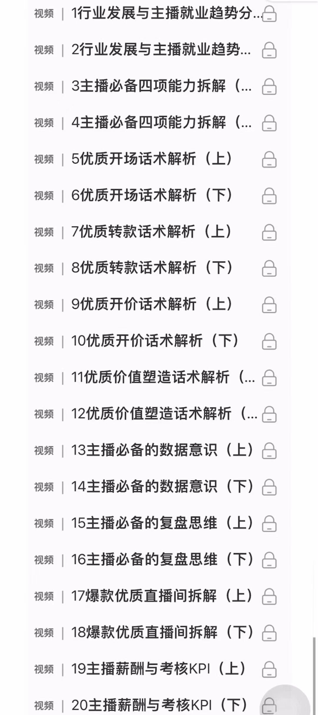 图片[3]-（2585期）【线上班】0基础入门直播带货：手把手教你成为带货主播-副业宝典
