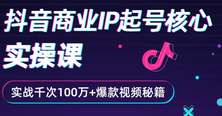 （2336期）抖音爆款商业IP起号核心实操课：带你玩转算法，流量，内容，架构，变现-副业宝典