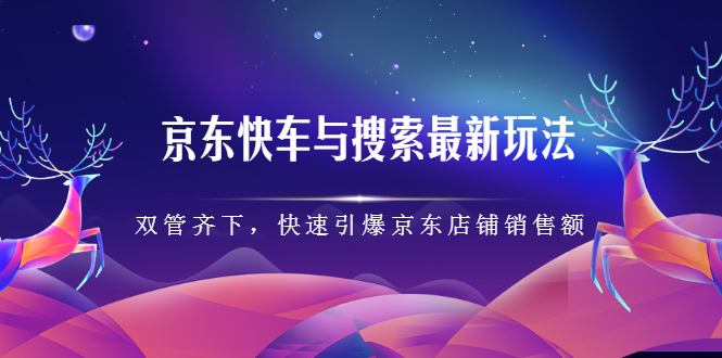 （2291期）京东快车与搜索最新玩法：双管齐下月销百万，快速引爆京东店铺销售额-副业宝典