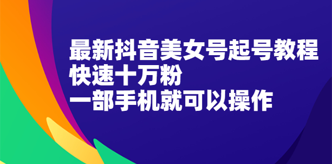 （2096期）最新抖音图文号起号教程，快速十万粉，一部手机就可以操作！-副业宝典