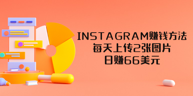 （3196期）INSTAGRAM赚钱方法：每天上传2张图片，日赚66美元（视频教程）-副业宝典