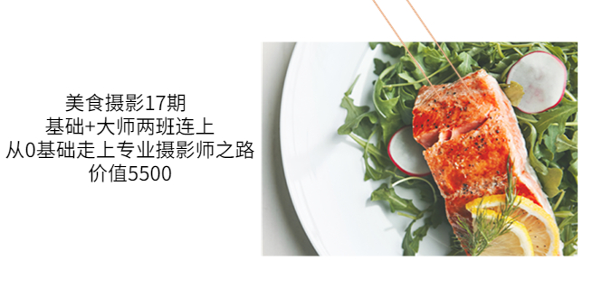 （3547期）美食摄影17期  基础+大师两班连上，从0基础走上专业摄影师之路-副业宝典