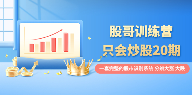 （3732期）股哥训练营·只会炒股20期：一套完整的股市识别系统，分辨大涨、大跌！-副业宝典