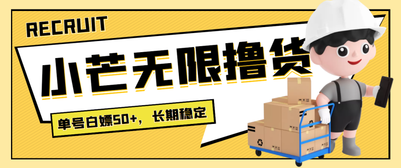（3743期）最新小芒平台接码无限撸货项目，单号白嫖50+【详细玩法教程】-副业宝典
