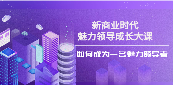 （3970期）新商业时代·魅力领导成长大课：如何成为一名魅力领导者（26节课时）-副业宝典