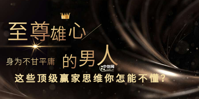 （3077期）干货分享《至尊雄心： 身为不甘平庸的男人，这些顶级赢家思维你怎能不懂?》-副业宝典