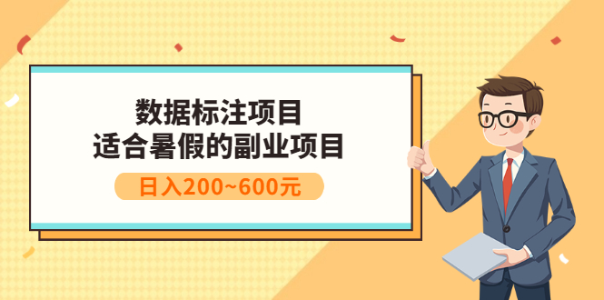 （3081期）数据标注项目：适合暑假的副业兼职项目，日入200~600元-副业宝典