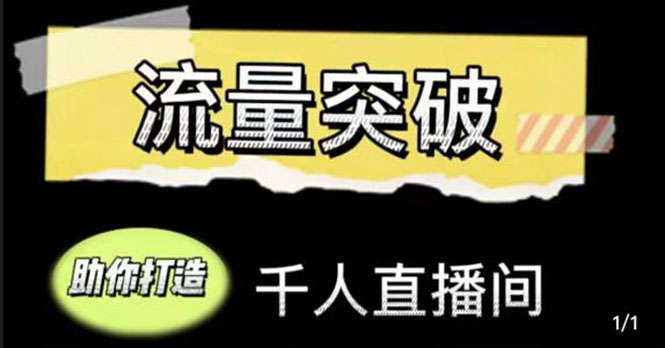 （4163期）直播运营实战视频课，助你打造千人直播间（14节视频课）-副业宝典