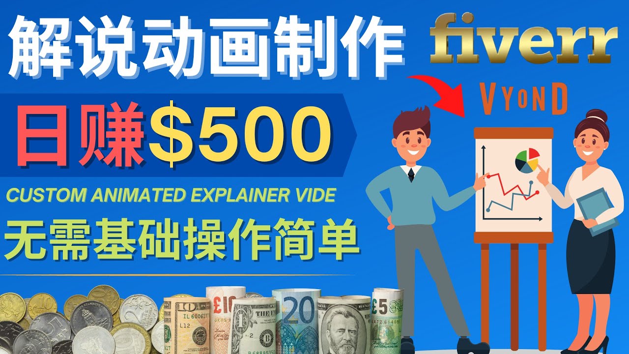 （4286期）制作解说类动画视频（Animated Explainer）日赚500美元以上 – 0基础可操作-副业宝典
