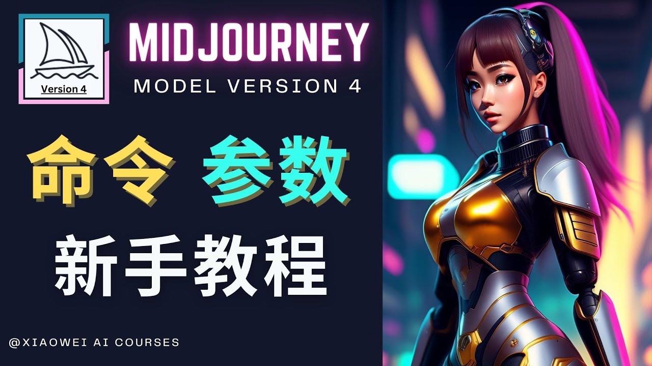 （4873期）Midjourney新手入门教程，轻松创作顶级图像，命令参数-新手教程-副业宝典