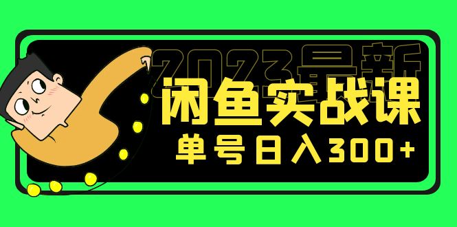 （5117期）花599买的闲鱼项目：2023最新闲鱼实战课，单号日入300+（7节课）-副业宝典