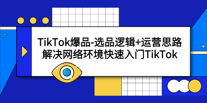 （5657期）TikTok爆品-选品逻辑+运营思路：解决网络环境快速入门TikTok-副业宝典