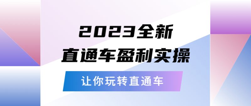 （5714期）2023全新直通车·盈利实操：从底层，策略到搭建，让你玩转直通车-副业宝典
