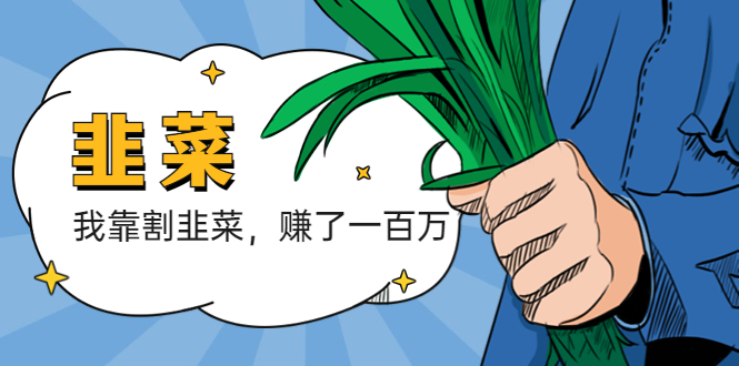 （5765期）我靠割韭菜 赚了一百万-副业宝典
