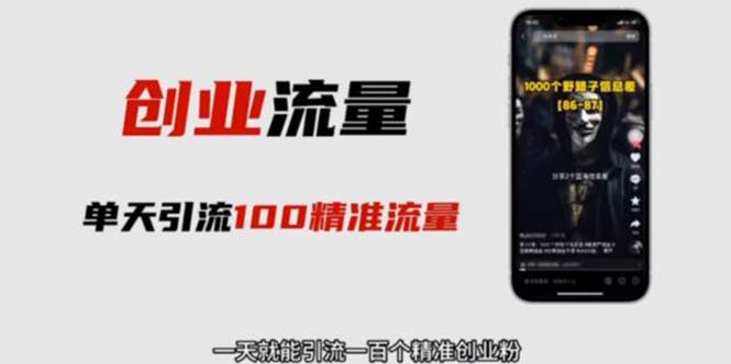 （5866期）自媒体音频加图文制作视频 一天引流一百个精准创业粉【音频软件+图片素材】-副业宝典