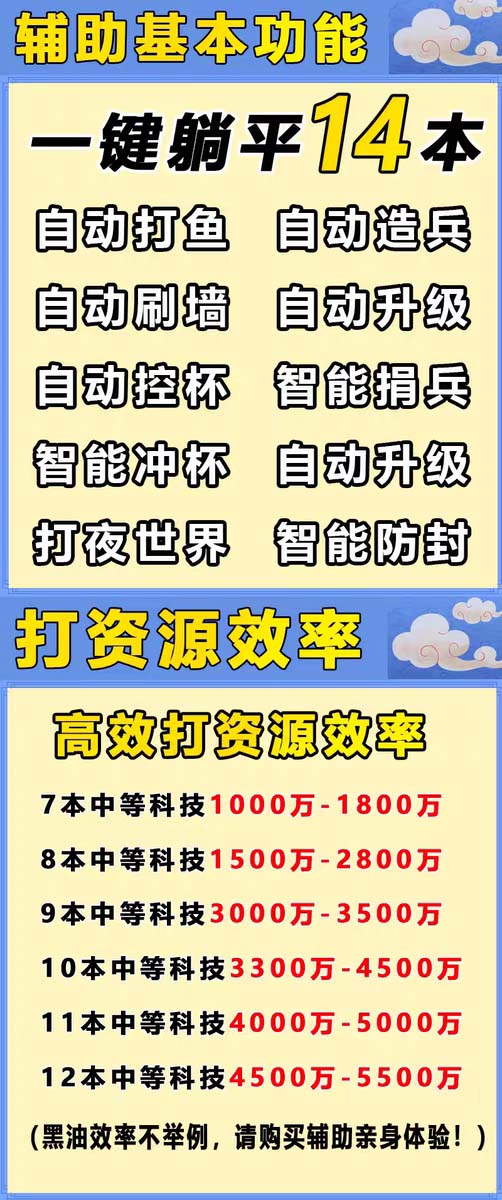 图片[6]-（6060期）最新coc部落冲突辅助脚本，自动刷墙刷资源捐兵布阵宝石【永久脚本+教程】-副业宝典