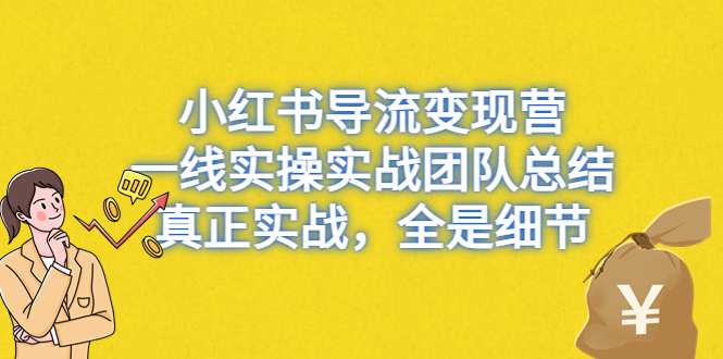 （6441期）小红书导流变现营，一线实战团队总结，真正实战，全是细节，全平台适用-副业宝典