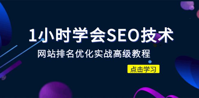 （6501期）1小时学会SEO技术 网站排名优化实战高级教程-秒杀市面95%收费几千的SEO教程-副业宝典