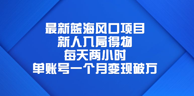 （6514期）最新蓝海风口项目，新人入局得物，每天两小时，单账号一个月变现破万-副业宝典