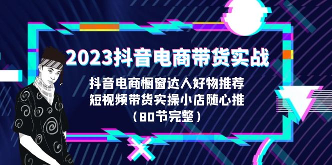 （6536期）2023抖音电商带货实战，橱窗达人好物推荐，实操小店随心推（80节完整）-副业宝典