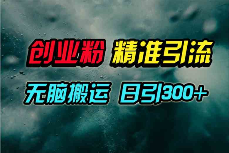 （9875期）视频号纯搬运日引300+创业粉教程！-副业宝典