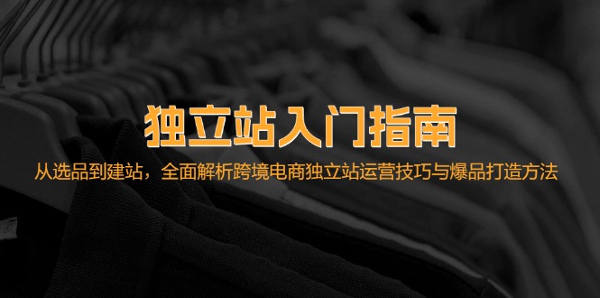 （12882期）独立站入门指南：从选品到建站，全面解析跨境电商独立站运营技巧与爆品…-副业宝典
