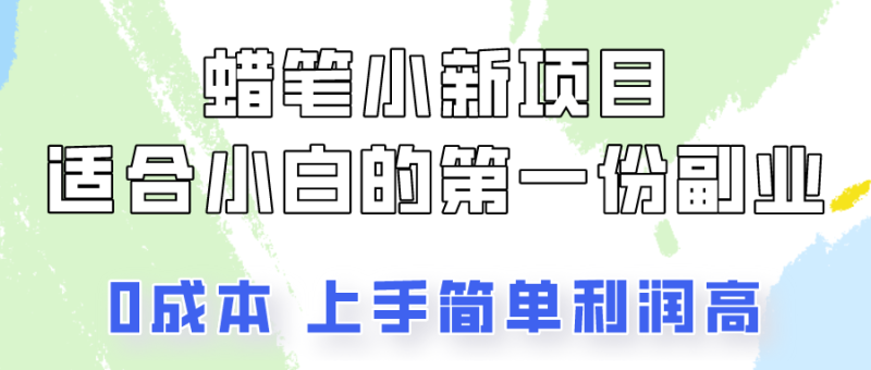 蜡笔小新项目拆解，0投入，0成本，小白一个月也能多赚3000+-副业宝典