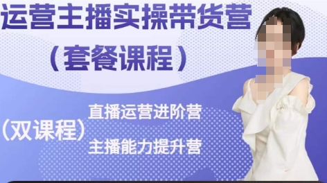 运营主播实操带货营，直播运营进阶，主播能力提升-副业宝典