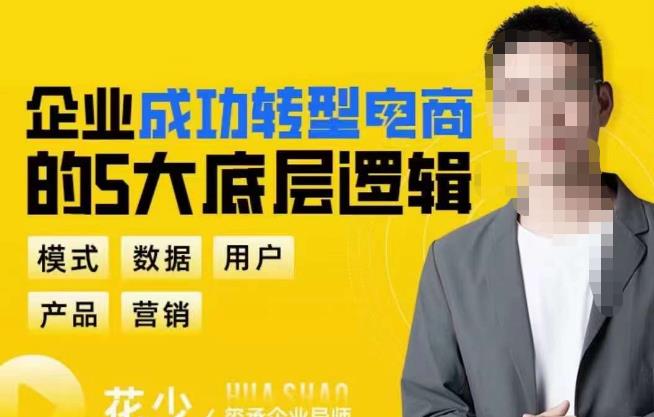 企业成功转型电商的5大底层逻辑，从模式、数据、用户、产品、营销5大板块，助你高效转型电商赛道-副业宝典