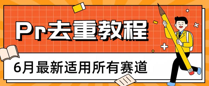 2023年6月最新Pr深度去重适用所有赛道，一套适合所有赛道的Pr去重方法-副业宝典