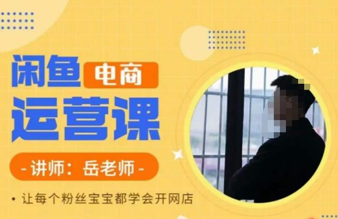 岳老师·闲鱼电商运营课，让每个粉丝宝宝都学会开网店-副业宝典