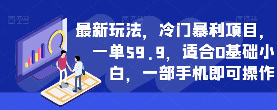 最新玩法，冷门暴利项目，一单59.9，适合0基础小白，一部手机即可操作【揭秘】-副业宝典
