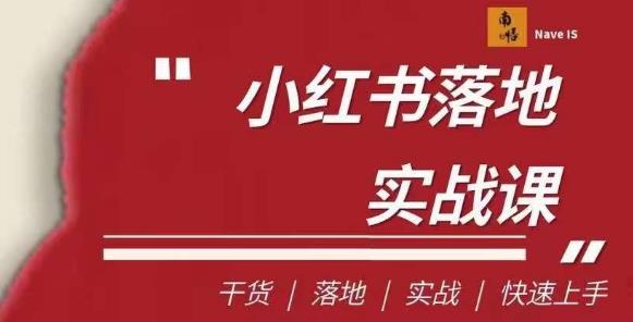 南悟·小红书医疗流量落地实战课，干货/落地/实战/快速上手-副业宝典