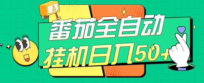 番茄全自动挂机日入50+，软件全自动，多号破百【揭秘】-副业宝典