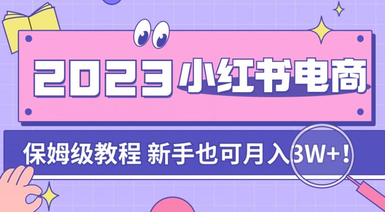 阿本小红书电商陪跑营4.0，带大家从0到1把小红书做起来-副业宝典