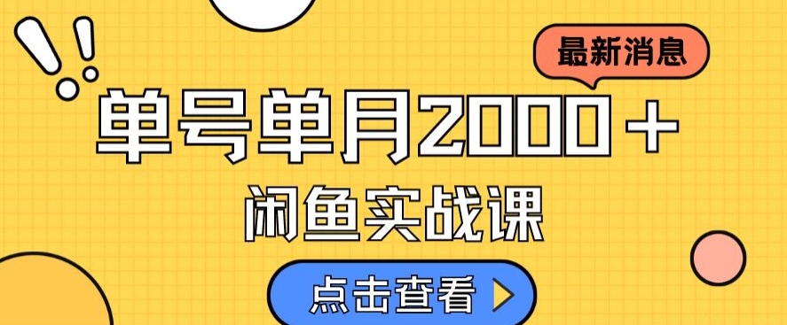 最新闲鱼日入500＋，虚拟资料变现喂饭级讲解-副业宝典