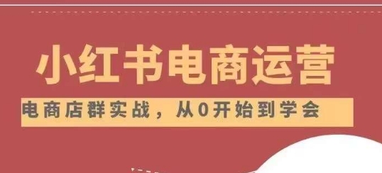 小红书店铺运营从小白到大神2.0，从入门到精通-副业宝典