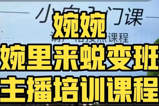 婉婉·婉里来蜕变班（主播课）全方位理解底层逻辑并灵活运用-副业宝典