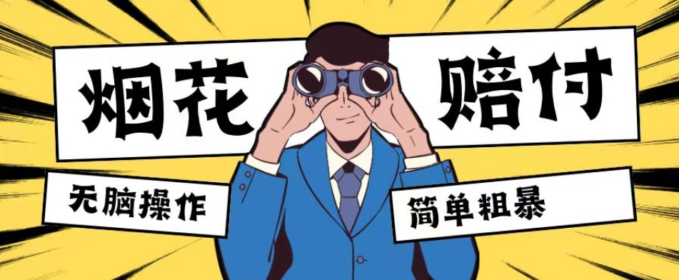 最新蓝海玩法，烟花爆竹赔付，单订单赔付200-500无脑操作【仅揭秘】-副业宝典
