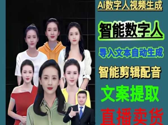 伍老师Ai数字人快速剪辑制作以及变现视频课-副业宝典