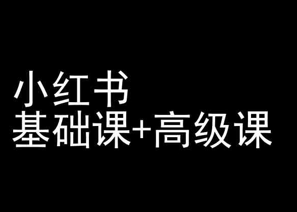 小红书基础课+高级课-小红书运营教程-副业宝典